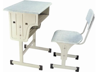 白色直管課桌椅 白色直管課桌椅